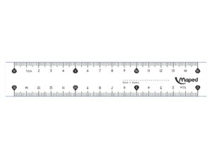 Riglă Maped Classic 15 cm dublă gradație