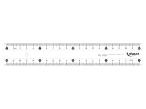 Riglă Maped Classic 20 cm dublă gradație