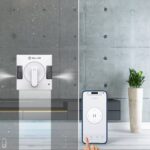 Robot curățare geamuri WiFi Tellur Smart, RWC02, 72W, două rezervoare apă, anti cădere, alb