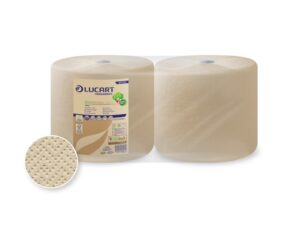 Rolă hârtie industrială Lucart EcoNatural 3800 JOINT, 3 str, 200 m/rolă, 2 role/set