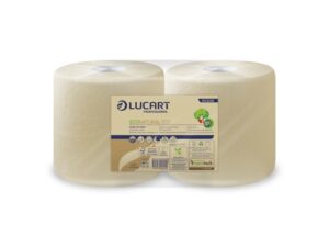 Rolă hârtie industrială Lucart EcoNatural 800, 2 str, 210 m/rolă, 2 role/set