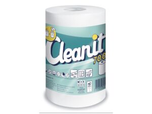 Rolă prosop Cleanit 700, 2 str, albă, 100 m/rolă
