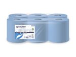 Rolă prosop derulare centrală Lucart Strong L-ONE MAXI 450, 2 str, albastră, 163 m/rolă, 6 role