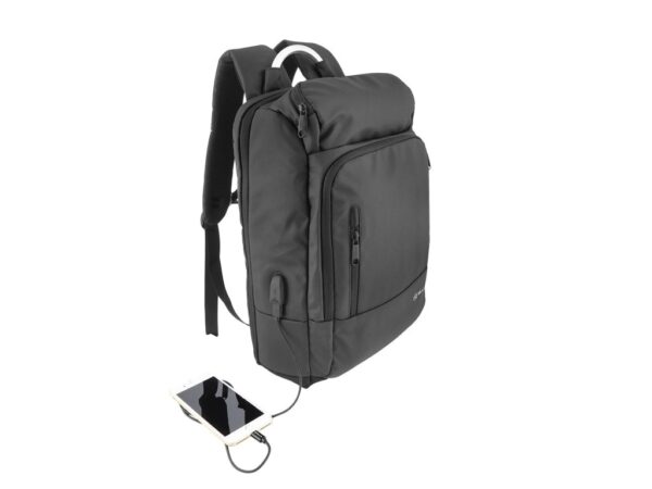 Rucsac laptop Tellur Business L, cu port USB, 17.3", negru