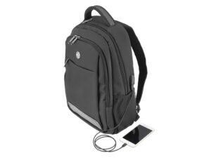 Rucsac laptop Tellur Companion, cu port USB, 15.6", negru