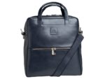 Rucsac din piele laptop 14" Exactive Lady Exacompta 17237E, bleumarin