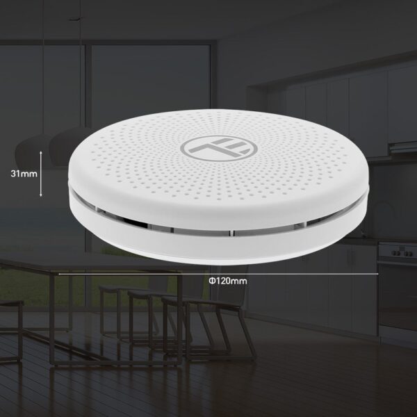 Senzor de fum și CO WiFi Tellur Smart, AA, alb