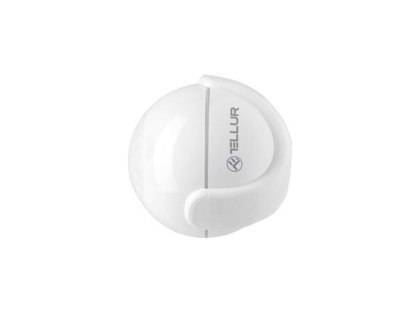 Senzor de mișcare WiFi Tellur, PIR, Alb