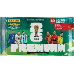 Set 10 plicuri cartonașe PREMIUM POCKET Panini FIFA World Cup Adrenalyn XL 2026