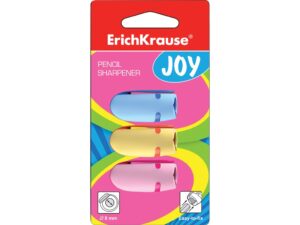 Set ascuțitoare din plastic Erich Krause Joy, 3 buc
