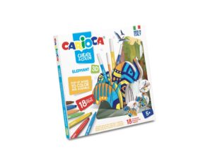 Set creativ Create & Color Carioca Elefant 3D
