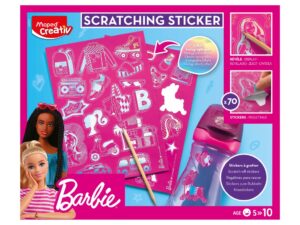 Set creativ Maped Barbie Scratch stickers