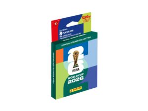 Set Ecoblister cu 8 pachete abțibilduri - Colecția oficială de stickere Panini FIFA World Cup 2026™