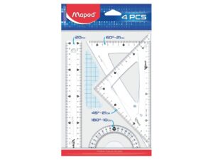 Set geometrie Maped Classic 4 piese/20 cm
