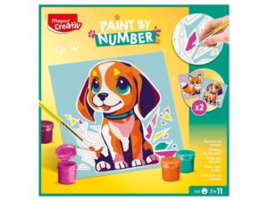 Set Maped Creativ Paint by number - Câine și Vulpe