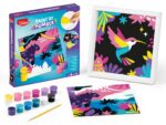 Set Maped Creativ Paint by number - Leopard și Pasăre - imagine 3