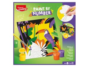 Set Maped Creativ Paint by number - Tucan și Fluture