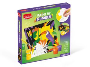 Set Maped Creativ Paint by number - Tucan și Fluture