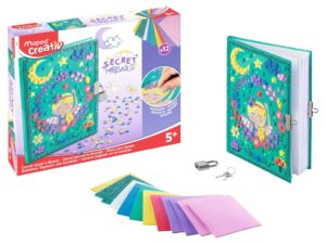 Set Maped Creativ Secret Mosaics - Jurnal secret