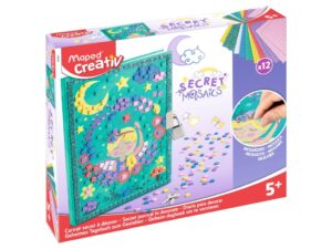Set Maped Creativ Secret Mosaics - Jurnal secret