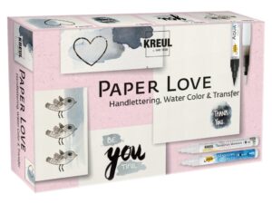 Set lettering și transfer foto, Paper Love Kreul