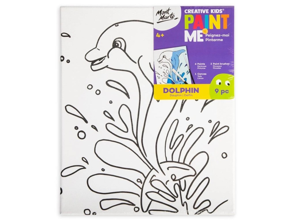 set-pictura-copii-mont-marte-delfin Set pictură copii Mont Marte Delfin - imagine 1
