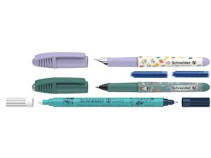 Set stilou + roller Schneider Zippi + pic Corry + 2 rezerve/blister