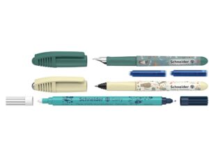 Set stilou + roller Schneider Zippi + pic Corry + 2 rezerve/blister