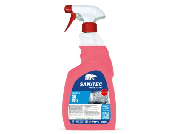 Soluție curățat suprafețe metalice cu pulverizator 750 ml S6 Inox, Sanitec