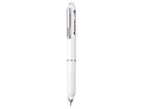 Stilou reatractabil Writech corp alb + 5 patroane cu cerneală albastru