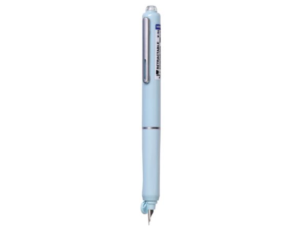 Stilou reatractabil Writech corp albastru + 5 patroane cu cerneală albastru