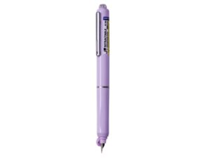 Stilou reatractabil Writech corp violet + 5 patroane cu cerneală albastru