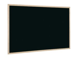 Tablă neagră cu ramă din lemn 80 x 60 cm