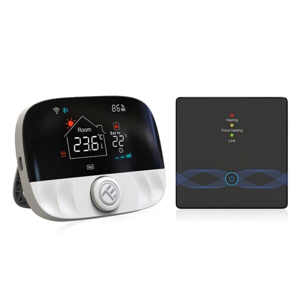 Termostat de ambient WiFi Tellur Smart, TSH02, Negru