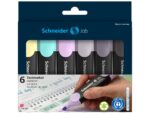 Textmarker Schneider Job 6 cul/set inclusiv gri