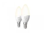 2 Becuri LED inteligente Philips Hue B39, Bluetooth, E14, 5.5W (40W) - 000008719514320628