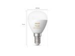 2 Becuri LED inteligente Philips Hue P45, Bluetooth - 000008719514491168