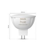 2 Becuri LED RGB inteligente Philips Hue MR16, Bluetooth - 000008719514491649