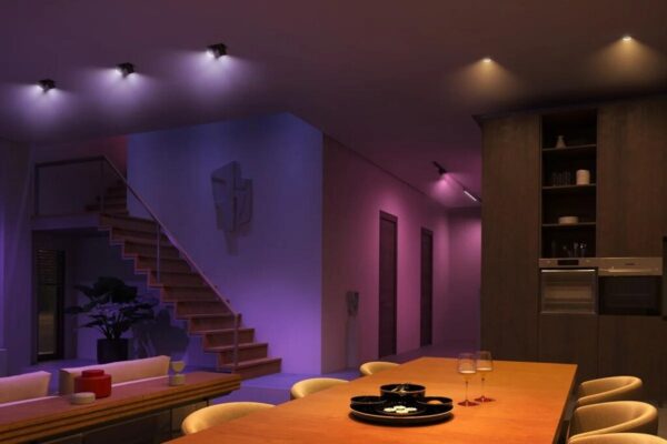 2 Becuri LED RGB inteligente Philips Hue MR16, Bluetooth - 000008719514491649