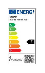 Set 3 becuri Led Osram, E14, 4W, 470 lumeni, lumina calda (2700K) - 000004058075819375