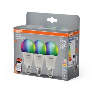 3 Becuri LED RGB inteligente Osram SMART+ Matter over - 000004099854529801