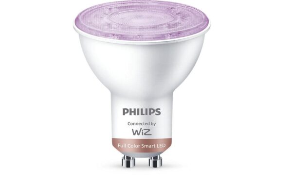 3 Becuri LED RGB inteligente Philips Spot PAR16, Wi-Fi, GU10 - 000008720169210356