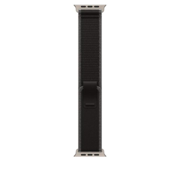49mm Black/Charcoal Trail Loop - M/L - Natural Titanium Finish - MFT94ZM/A