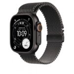 49mm Black Titanium Milanese Loop - Small - MGHR4ZM/A