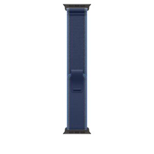 49mm Blue/Bright Blue Trail Loop - M/L - Black Titanium Finish - MG9R4ZM/A