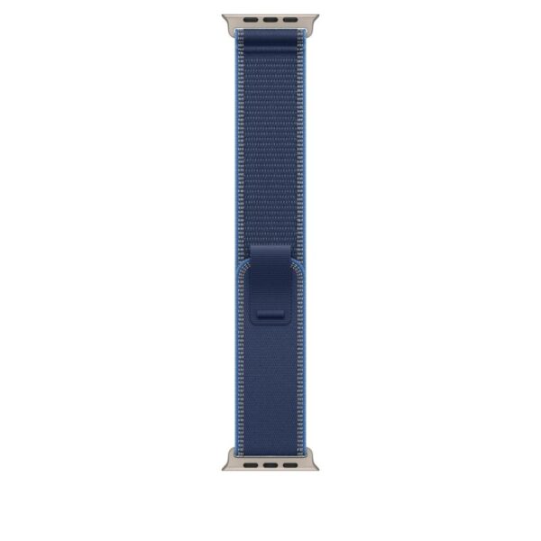 49mm Blue/Bright Blue Trail Loop - M/L - Natural Titanium Finish - MFT74ZM/A