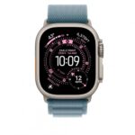 49mm Light Blue Alpine Loop - Small - Natural Titanium Finish - MFTH4ZM/A