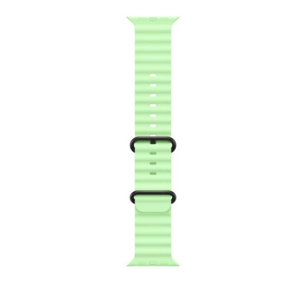 49mm Neon Green Ocean Band - Black Titanium Finish - MGCL4ZM/A