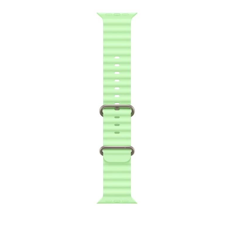 49mm Neon Green Ocean Band - Natural Titanium Finish - MGCF4ZM/A 49mm Neon Green Ocean Band - Natural Titanium Finish - MGCF4ZM/A