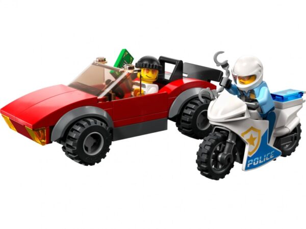 60392 Polițist pe motocicletă în urmărirea unei mașini - LEGO60392